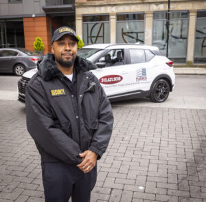 Parking lot security guard