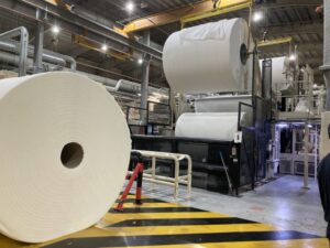 Emergency response Inside of a paper mill