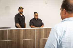 security guards who have undergone de-escalation training